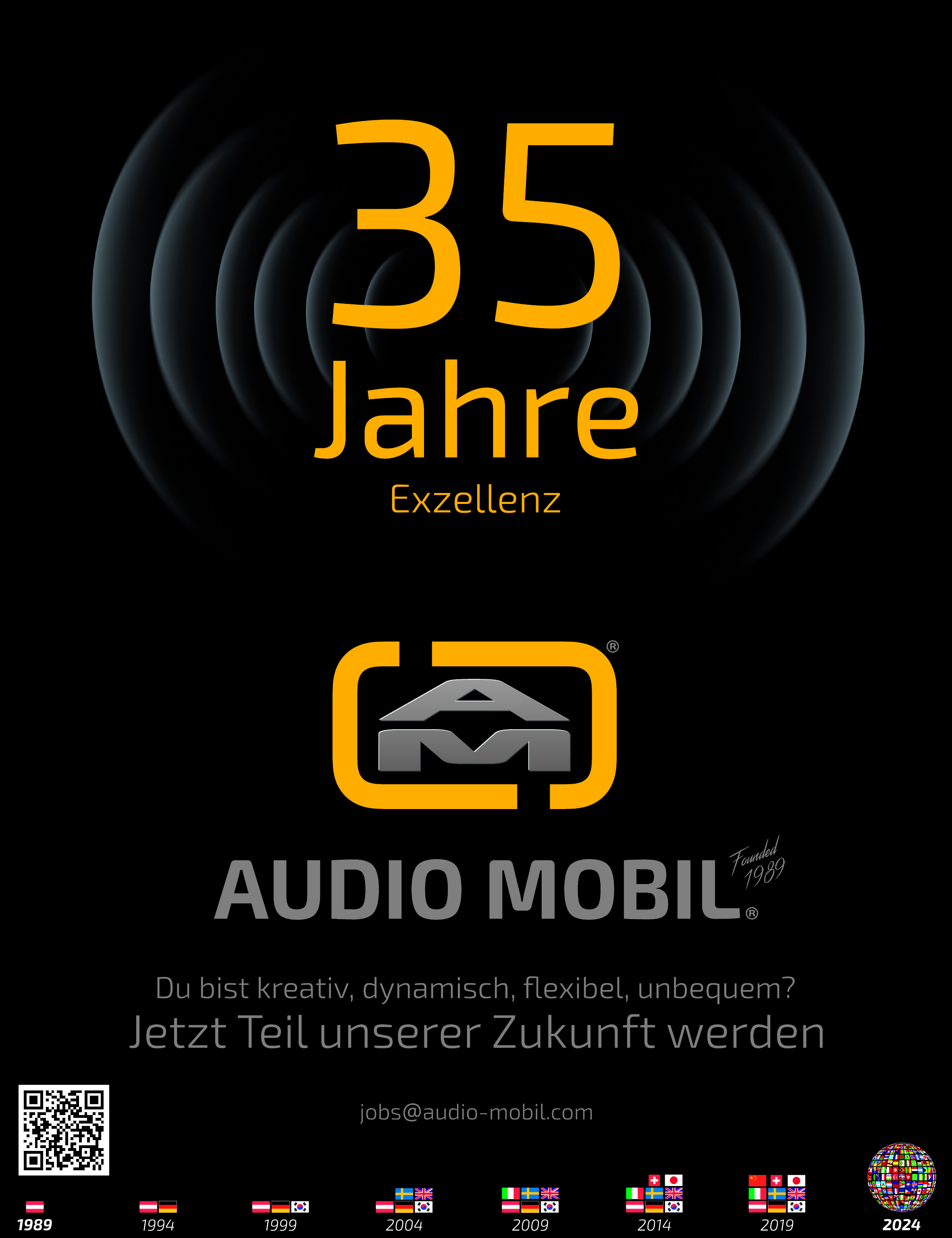 Inserat 35 Jahre AUDIO MOBIL