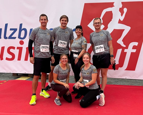 Gruppenbild Salzburger Businesslauf