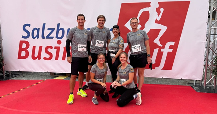 Gruppenbild Salzburger Businesslauf
